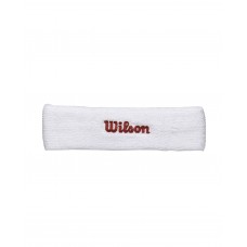 HEAD BAND WHITE/RED