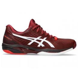 ASIC SOLUTION SPEED FF2 1041A182-602 ANTIQUE RED MENS TENNIS SHOES