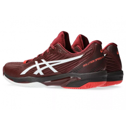 Asic Solution Speed Ff2 1041a182-602 Antique Red Mens Tennis Shoes