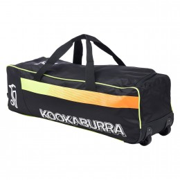 Kookaburra Pro 5.0 Wheelie Bag Black/yellow