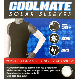 Coolmate Solar Sleeves White