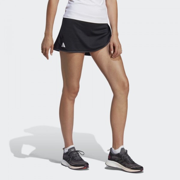 Adidas Club Skirt Hs1454 Black Ladies Tennis Skirt