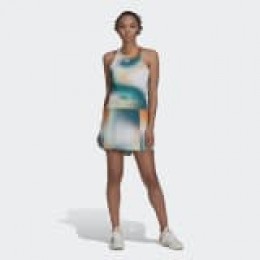 Adidas Mel Mtbr Dress Ha7610 White/green/teal Ladies Tennis