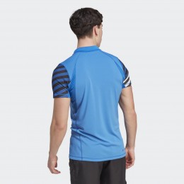 Adidas Flft Polo Pro Hy5872 Royal Mens Tennis Shirt