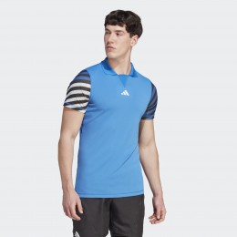Adidas Flft Polo Pro Hy5872 Royal Mens Tennis Shirt