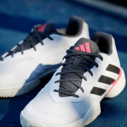 Adidas Barricade If0451 White Junior Tennis Shoes