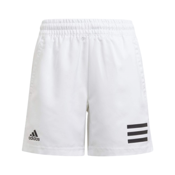 Adidas Club 3 Stripe Short JI9253 White Junior Tennis Shorts
