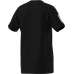 Adidas Club 3Stripe Tee JI9250 Black Boys Tennis T Shirt