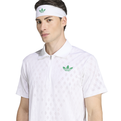 Adidas Polo Pro JL9675 – White Wimbledon 2025 Men’s Tennis Polo