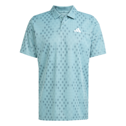 Adidas Club Graphic Polo JM1203 Teal Men's Tennis Polo