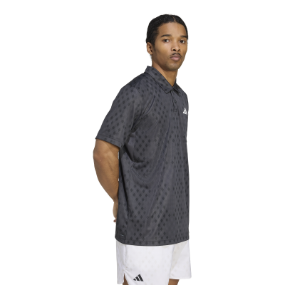 Adidas Club Graphic Polo JM1205 Carbon Men's Tennis Polo