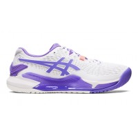 ASICS GEL RESOLUTION 9 1042A208-101 WHITE LADIES TENNIS SHOE