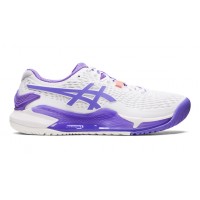 Asics Gel Resolution 9 1042a208-101 White Ladies Tennis Shoe