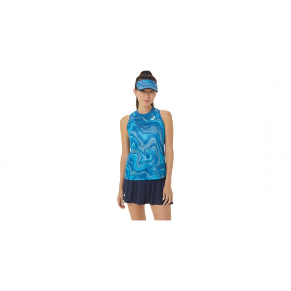 Asics Match Graphic Tank 2042a250-413 Reborn Blue