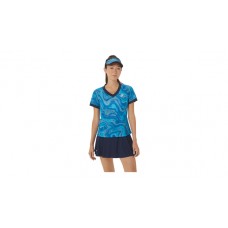 ASICS MATCH GRAPHIC SS TOP 2042A251-413 REBORN BLUE