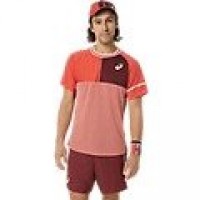 ASICS MATCH SS TOP 2041A271-602 RED SNAPPER MENS TENNIS
