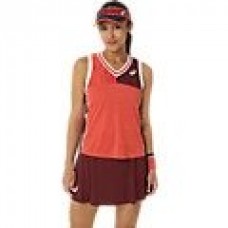 ASICS MATCH TANK 2042A277-602 RED SNAPPER LADIES TENNIS