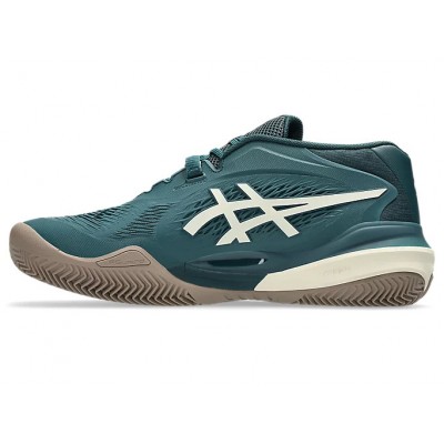 Asics Gel Resolution X Clay 1041A485-300 Saxon Green Mens Tennis Shoes