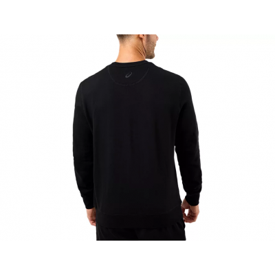 Asics Fleece Crew 2031F072-001 Black mens