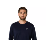 Asics Silver Long Sleeve Top 2011D244-400 Midnight Men's Tennis Shirt
