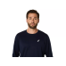 Asics Silver Long Sleeve Top 2011D244-400 Midnight Men's Tennis Shirt