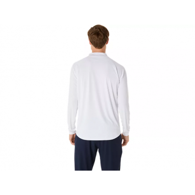Asics Match Long Sleeve 1/2 Zip Top 2041A321-100 White 