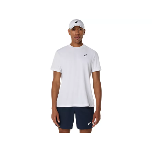 Asics Court SS Top 2041A339-100 White Mens Tennis