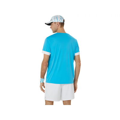 Asics Court SS top 2041A255-418 Digital Aqua Tennis Shirt