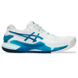 Asics Gel Resolution 9 1042A208-102 White Womens Tennis Shoes