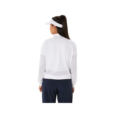 Asics Match Jacket 2042A364-100 white ladies