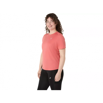 Asics Silver SS Top 2012D144-702 Dark Pink Clay Women's Tennis Shirt