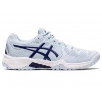 ASICS GEL RESOLUTION 8 GS 1044A018-407 SOFT SKY JUNIOR SHOE