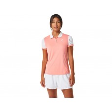 ASICS COURT POLO 2042A265-701 GUAVA LADIES TENNIS