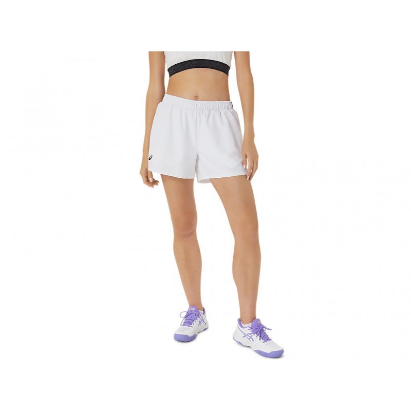 Shop the Asics Court Short 2042a267 100 White Ladies Tennis Tennis Ranch All Sport
