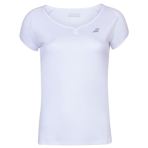 Babolat Play Cap Sleeve Top White Ladies Tennis