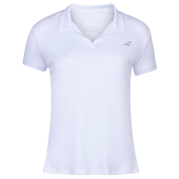 Babolat Play Polo White Ladies Tennis