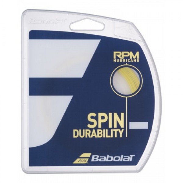 Babolat Rpm Hurricane 1.25mm 12m Set Yellow