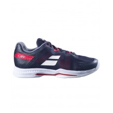 BABOLAT SFX3 ALLCOURT BLACK/POPPY RED MENS TENNIS
