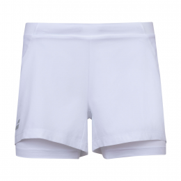 BABOLAT EXERCISE SHORT WHITE LADIES TENNIS