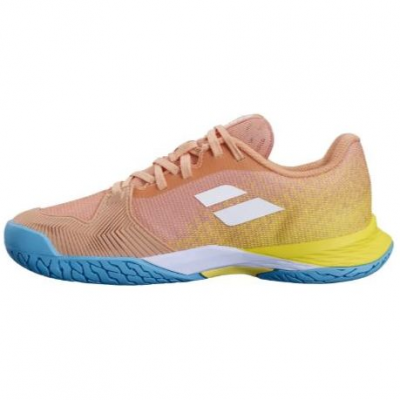 Babolat Jet Mach 3 allcourt coral junior tennis shoe