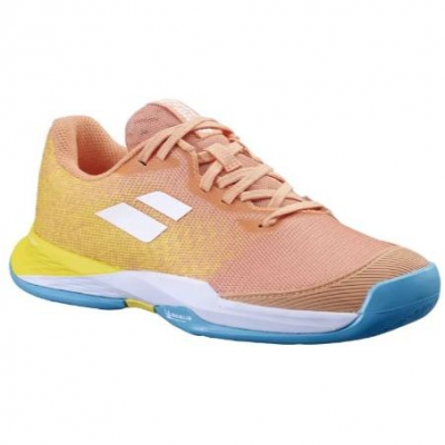 Babolat Jet Mach 3 allcourt coral junior tennis shoe