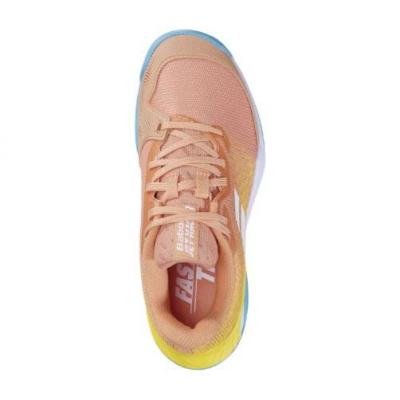 Babolat Jet Mach 3 allcourt coral junior tennis shoe