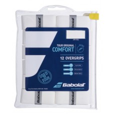 BABOLAT TOUR ORIGINAL 12PACK OVERGRIP WHITE