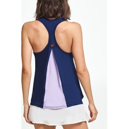 Eleven Race Day Tank Ta313-424 Navy/lilac/white