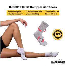 FCX Bubblepro Ankle Sock White