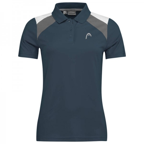 Head Club 22 tech polo 814421 navy ladies tennis