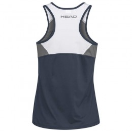 Head Club 22 tank top 816411 navy girls tennis