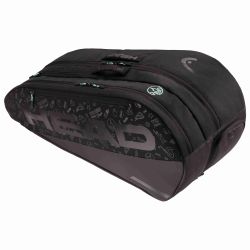 Head Tour Racquet Bag L Neon 2025 261955 Black Tennis Bags