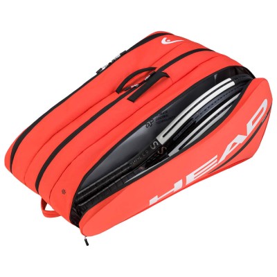 Head Tour Racquet Bag Extra Large 260814 Flaming Orange Tennis Bag