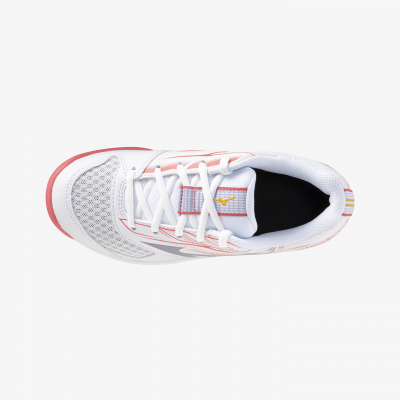 Mizuno Break Shot 5 255561 White Junior Tennis Shoe